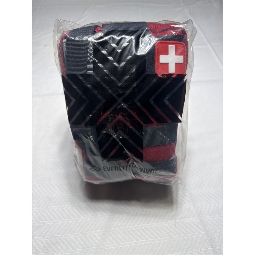 EVERLIT 250 Pcs Survival First Aid Kit Red